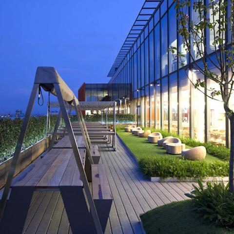 Clifton Nurseries Google Rooftop Terrace