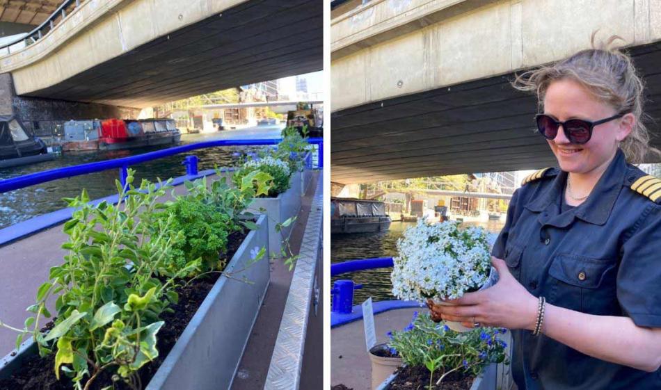 Plants For the Senses on Board ‘The Floating Classroom’