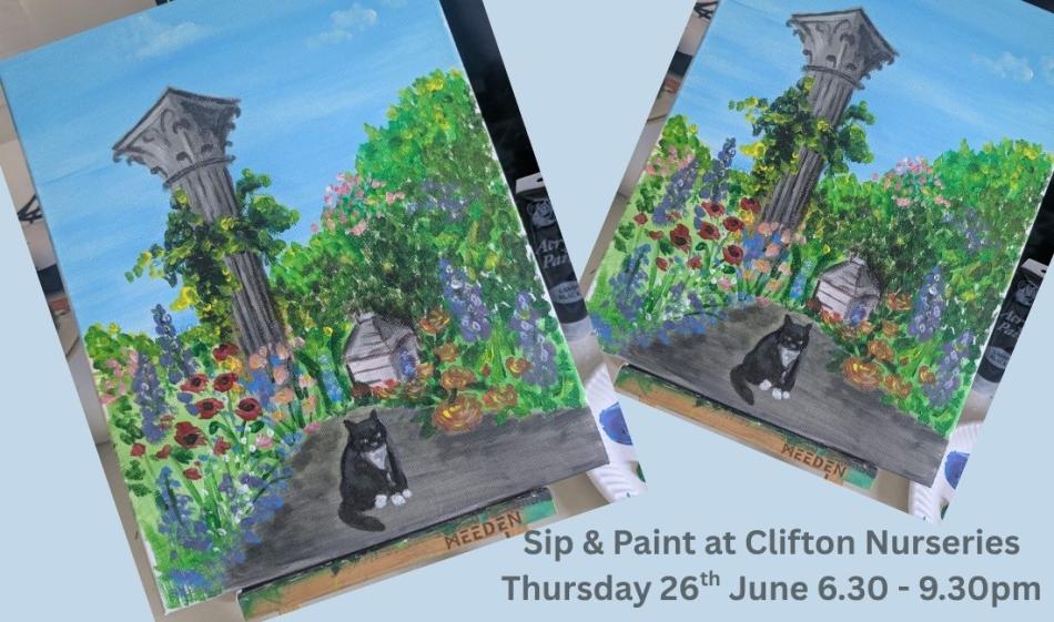 Sip & Paint at Clifton Nurseries